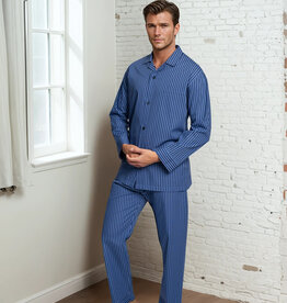 Novila Herren Schlafanzug Pyjama Ralph 8046 dunkelblau 105
