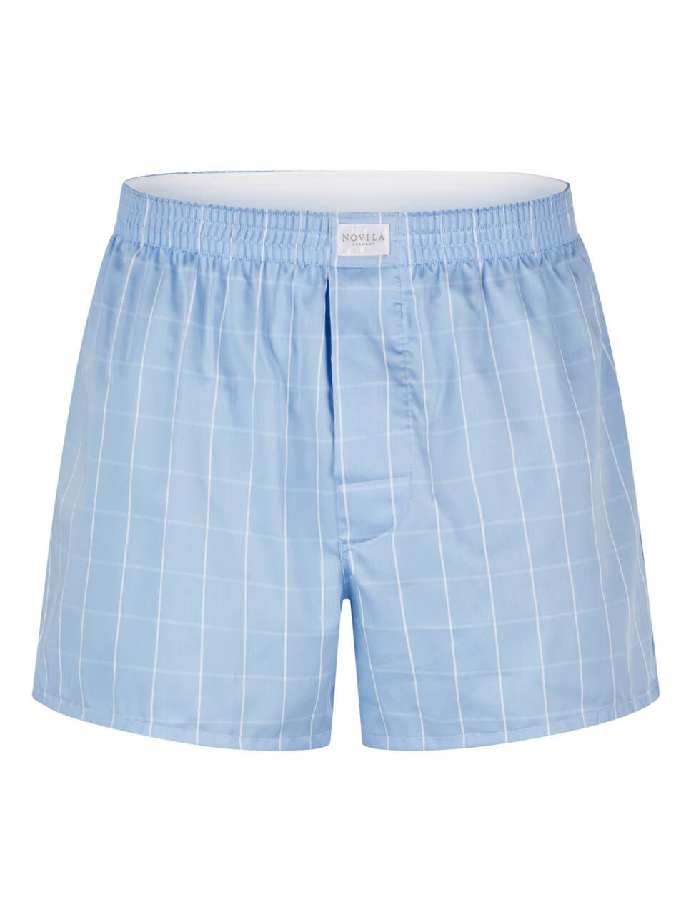 Novila  Novila Boxershorts 8151-55 - sportliches Satin Karo