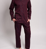 Novila  Novila Ben 9649 – Herren Satin Pyjama lang aus 100% Baumwolle - 4 Farben lieferbar