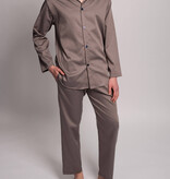 Novila  Novila Ben 9649 – Herren Satin Pyjama lang aus 100% Baumwolle - 4 Farben lieferbar