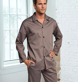 Novila  Novila Ben 9649 – Herren Satin Pyjama lang aus 100% Baumwolle - 4 Farben lieferbar