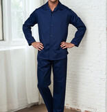 Novila  Novila Ben 9649 – Herren Satin Pyjama lang aus 100% Baumwolle - 4 Farben lieferbar