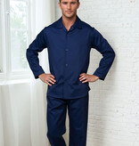 Novila  Novila Ben 9649 – Herren Satin Pyjama lang aus 100% Baumwolle - 4 Farben lieferbar