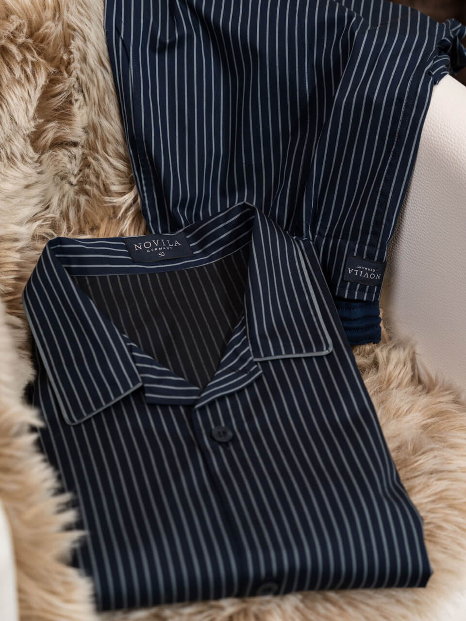 Novila   Herren Pyjama lang Novila 8144