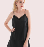 Sichou Seidenmanufaktur Sichou Pyjama aus 100 % Maulbeerseide - Luisa schwarz