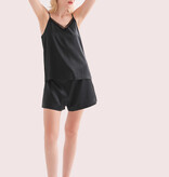 Sichou Seidenmanufaktur Sichou Pyjama aus 100 % Maulbeerseide - Luisa schwarz