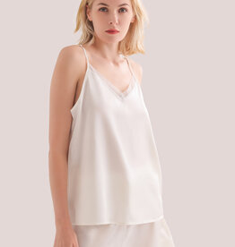 Sichou Seidenmanufaktur Sichou Pyjama aus 100 % Maulbeerseide - Luisa weiß