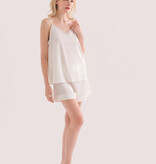 Sichou Seidenmanufaktur Sichou Pyjama aus 100 % Maulbeerseide - Luisa weiß