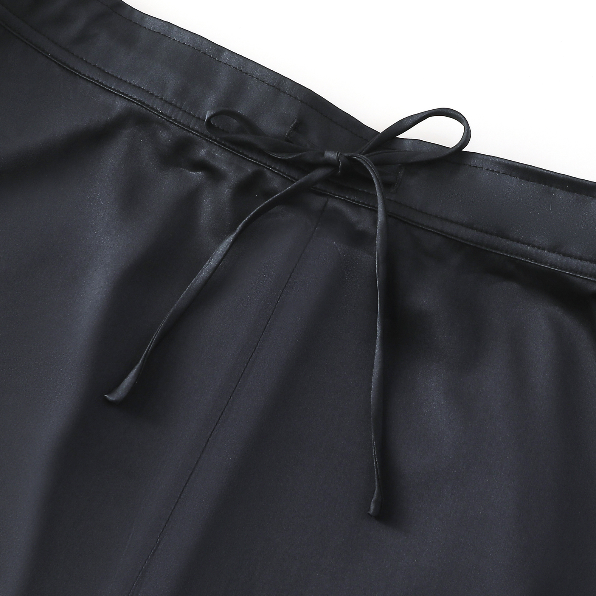 Sichou Seidenmanufaktur  Sichou Pyjama Spitze reine Maulbeerseide - Marie schwarz