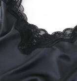 Sichou Seidenmanufaktur  Sichou Pyjama Spitze reine Maulbeerseide - Marie schwarz
