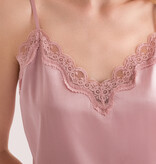 Sichou Seidenmanufaktur  Sichou Damen Pyjama Spitze reine Maulbeerseide - Marie puderrosa