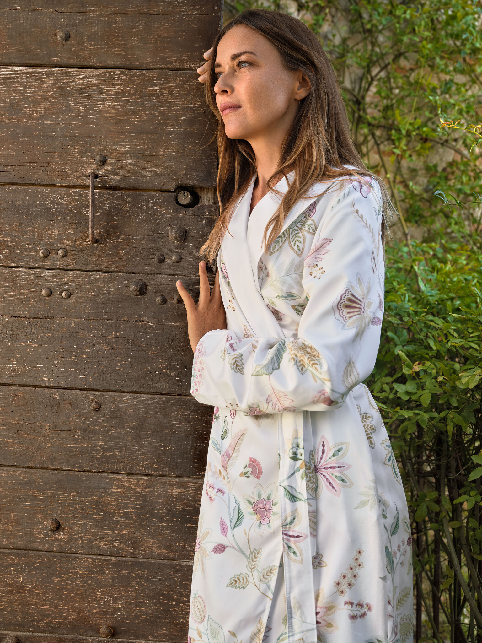 Schlossberg  Damen Hausmantel gefüttert - Schlossberg IMA - Satin Innenfutte