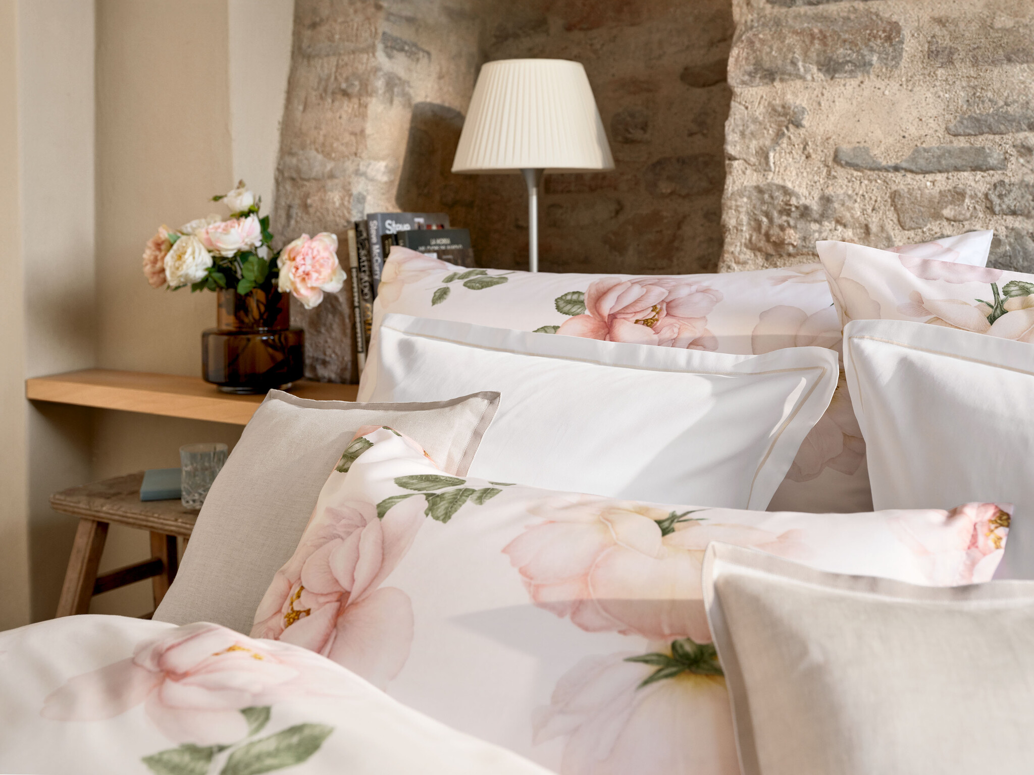 Schlossberg   Schlossberg ROSE Bettwäsche feiner schweizer Satin