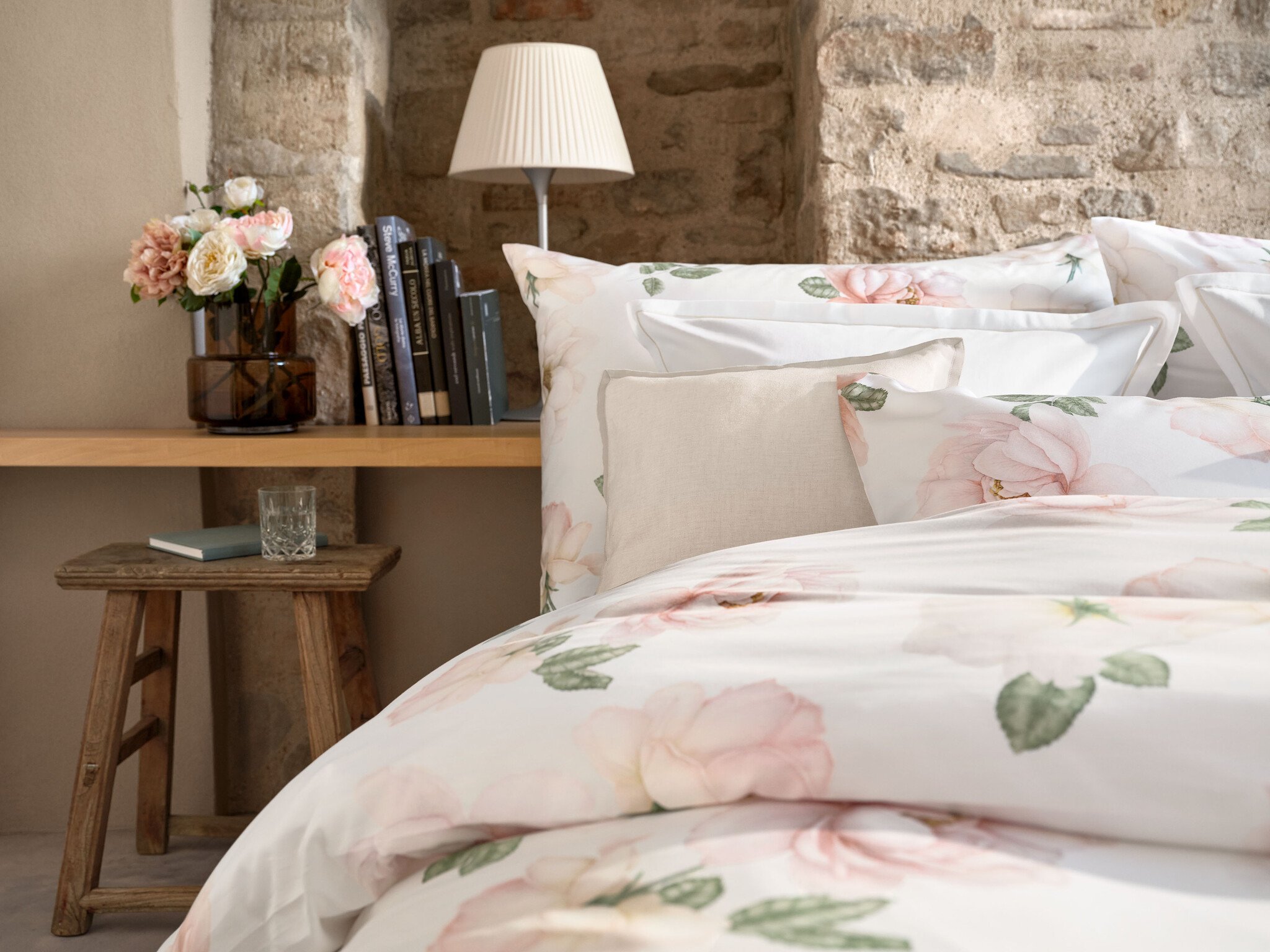 Schlossberg   Schlossberg ROSE Bettwäsche feiner schweizer Satin