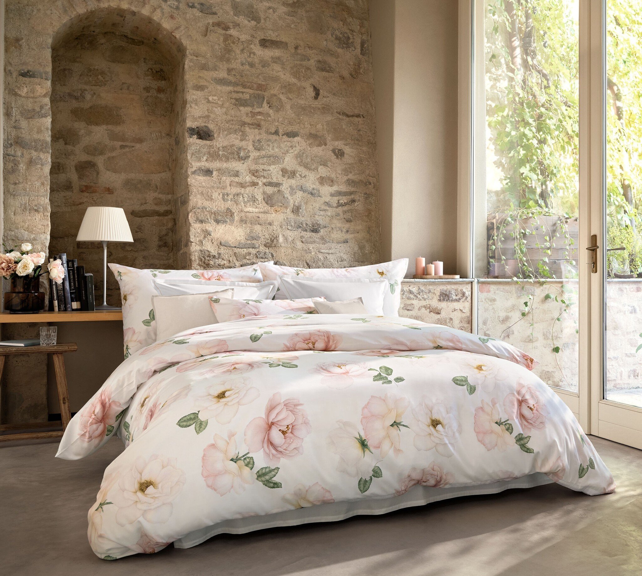 Schlossberg   Schlossberg ROSE Bettwäsche feiner schweizer Satin