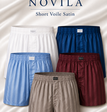 Novila  Novila Boxershorts 8367  5 Farben Voile Satin