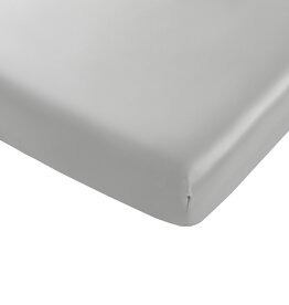 Sichou Seidenmanufaktur Spannbettlaken Sichou 100% Maulbeerseide Fina - hellgrau