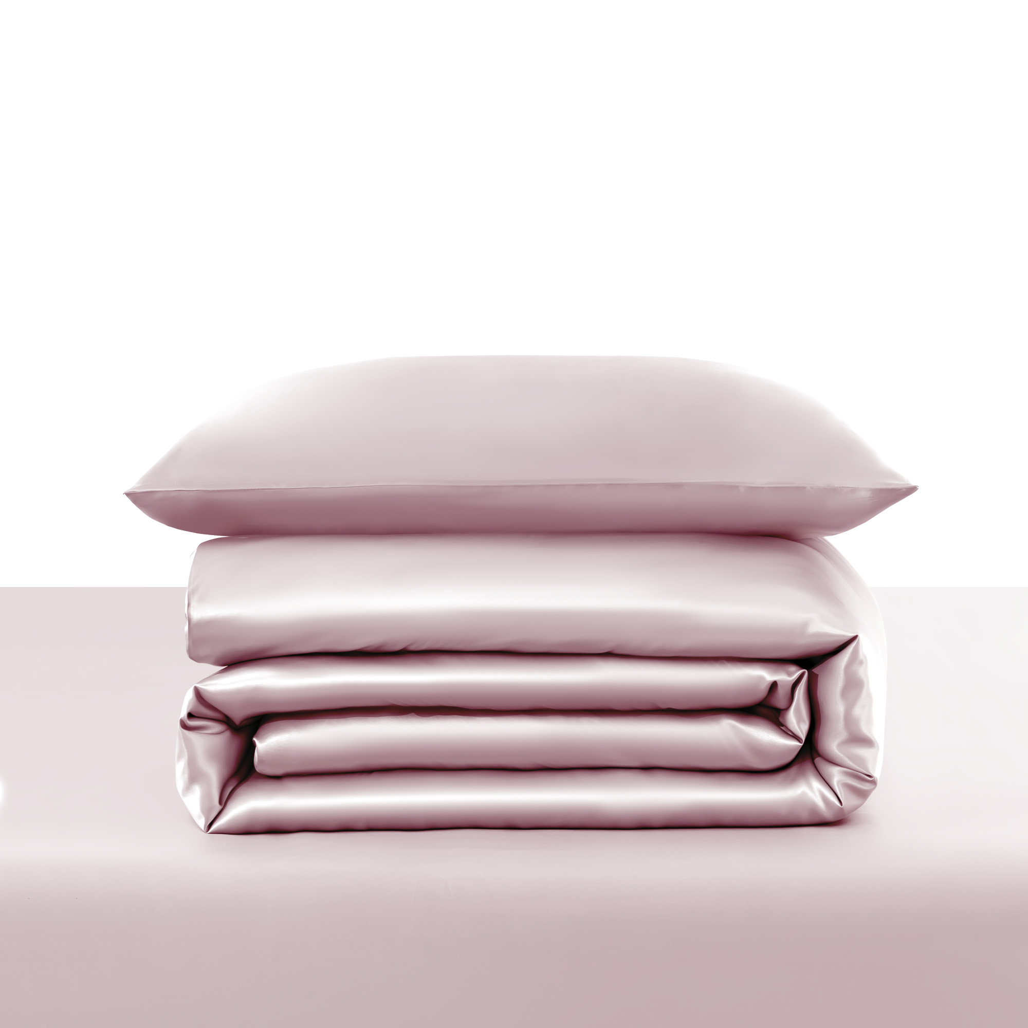 Sichou Seidenmanufaktur   Sichou Seidenbettwäsche Lilly puderrosa 100% feinste Maulbeerseide Satin