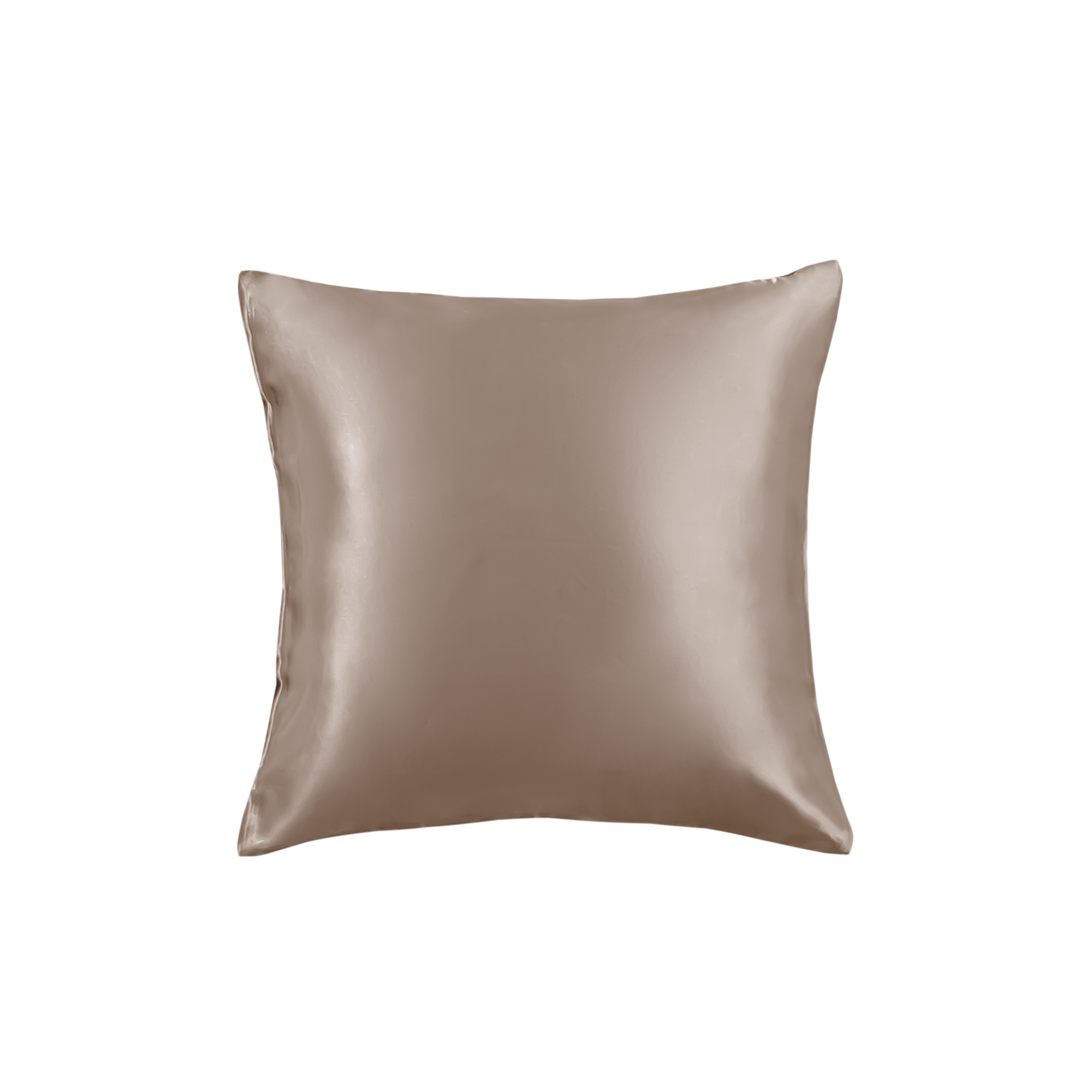 Sichou Seidenmanufaktur   Sichou Seidenbettwäsche ATHENA mochabraun Uni 100% feinste Maulbeerseide Satin