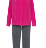 Féraud - Rösch   Angebot-Reduziert Gr.44 -Rösch Kuscheliger Hausanzug Fleece pink-heather grey