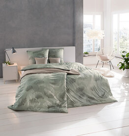 Estella Estella Mako-Interlock-Jersey 6862 Isabella Oliv/Platin