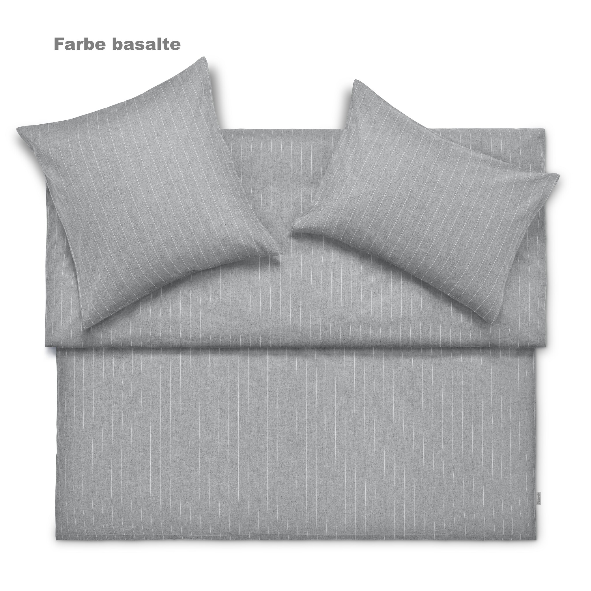 Schlossberg    Schlossberg EMIL – feine Flanell Streifen Bettwäsche aus 100 % Baumwolle - in 3 Farben