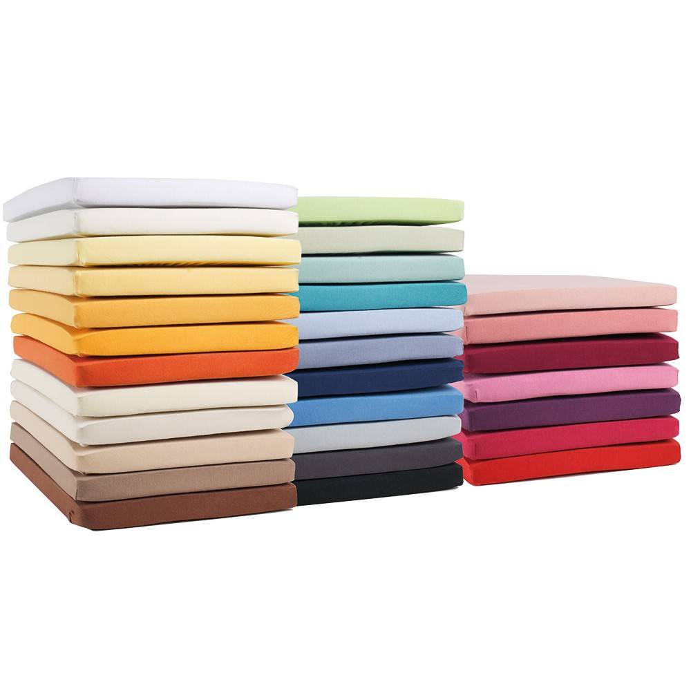 Graser - feinste Bettwäsche   Graser Zwirnjersey Spannbettuch 100% Baumwolle-50 Farben