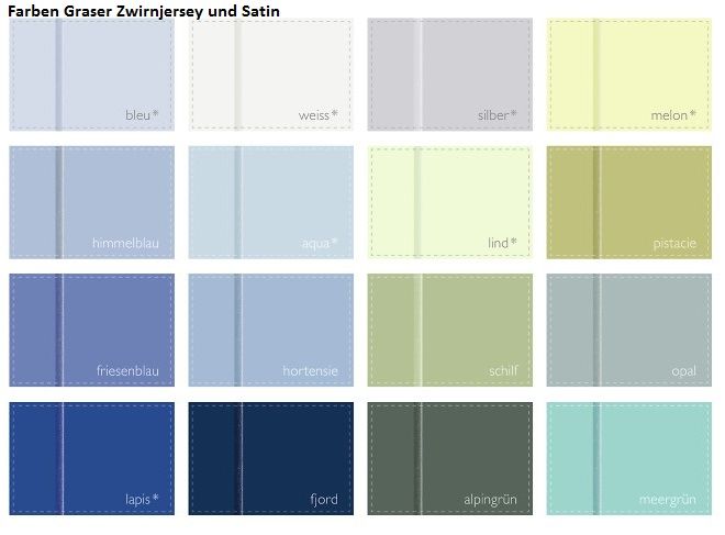 Graser - feinste Bettwäsche Graser Satin Uni Bettwäsche Garnitur 48 Farben lieferbar