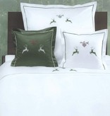 Graser - feinste Bettwäsche Graser Bettwäsche - Stickerei Hirsch Satin weiß