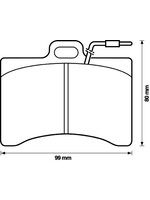 Front brake pads CX