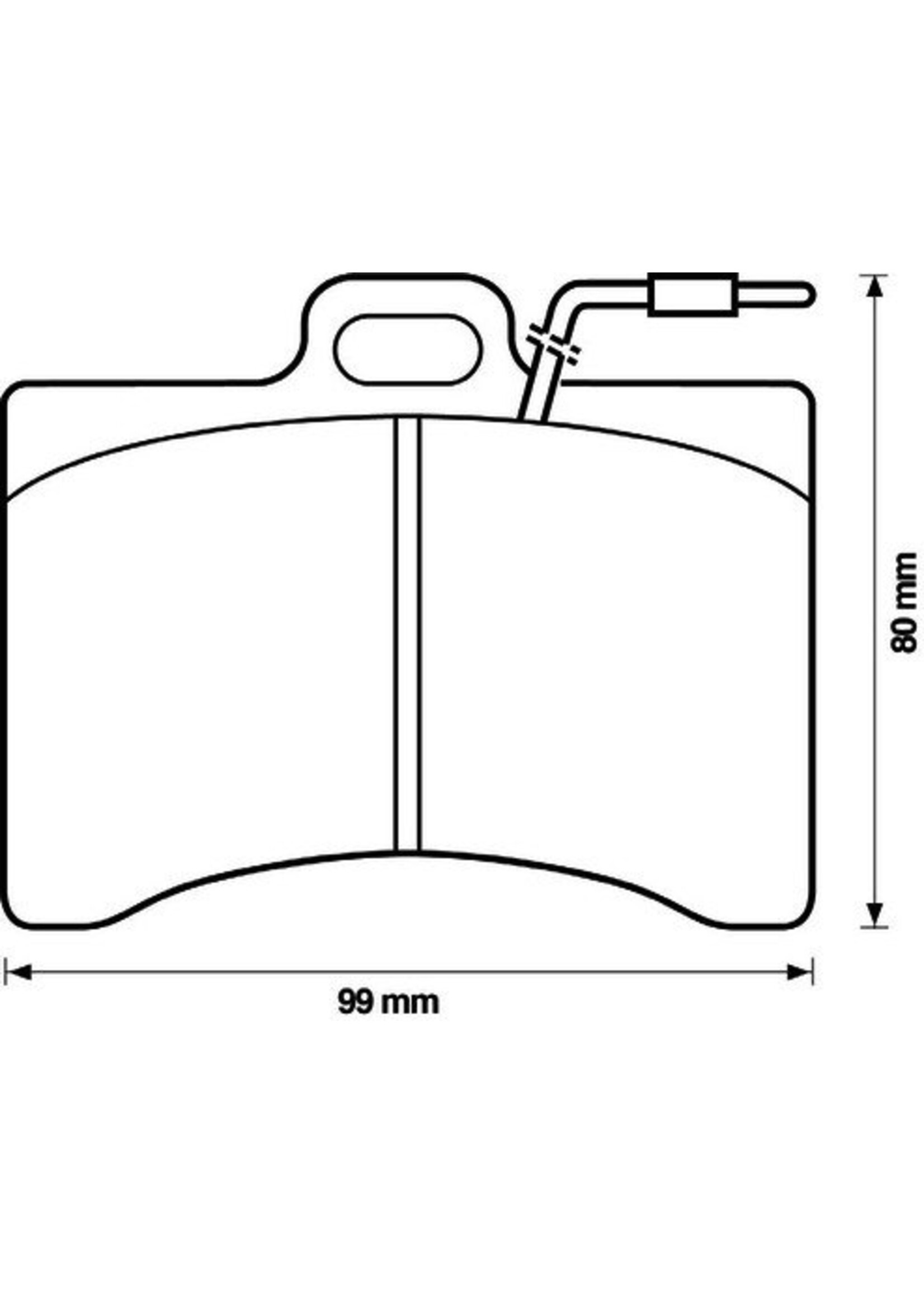 Front brake pads CX