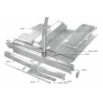 Reparatiedeel bodemplaat links tot en met benzine tank bodem 1,25mm 210cm