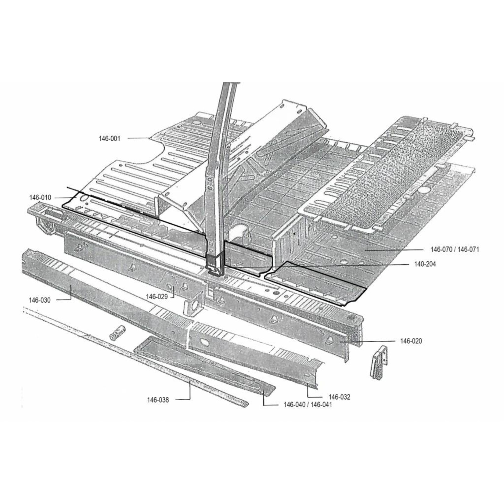 Reinforcement panel jack stud Nr Org: sans ref