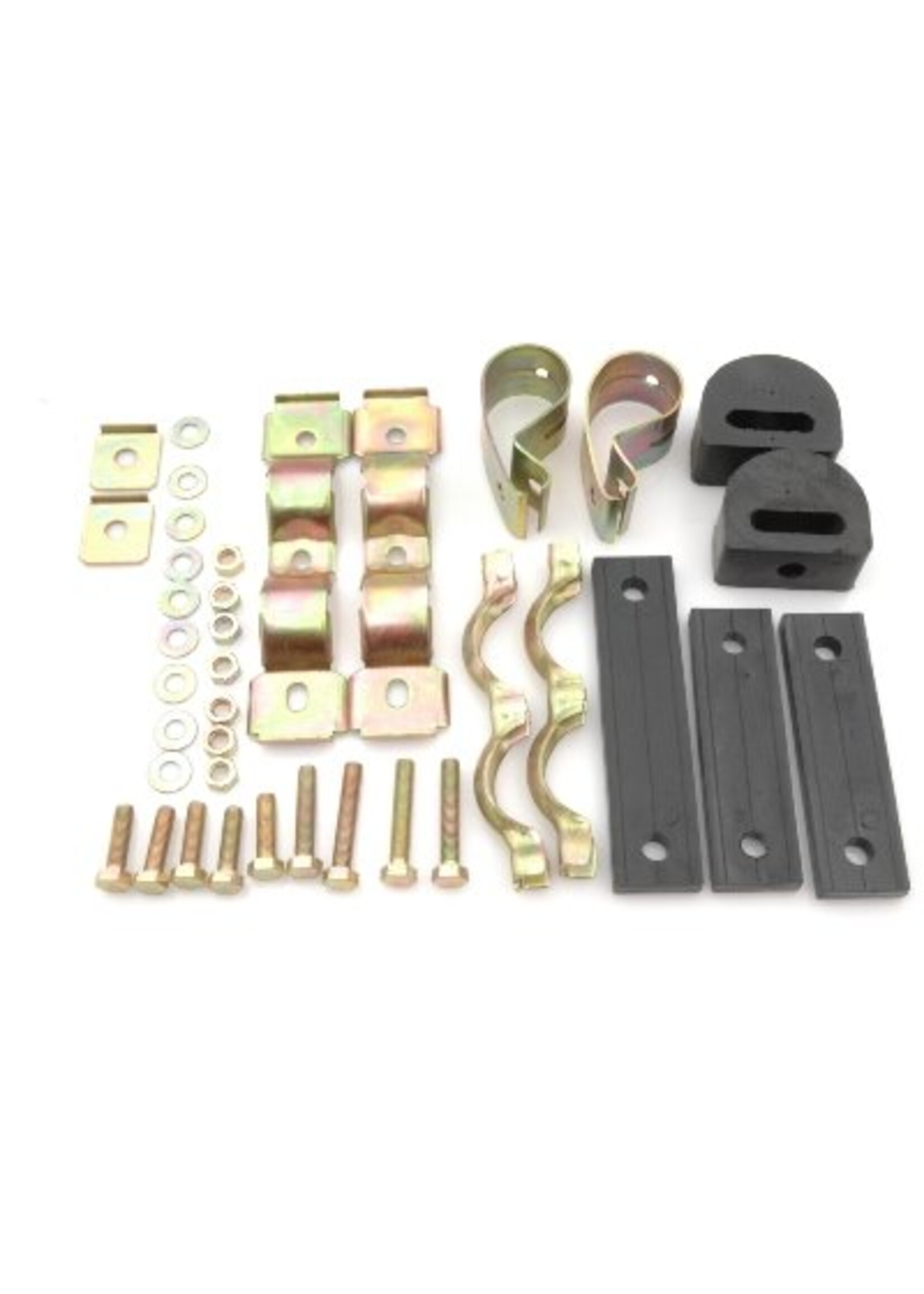 Exhaust system fixing kit rear