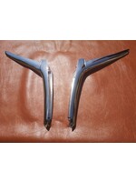 Set of boot door hinges chromed Pallas