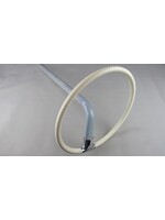 Dashboard: Steering wheel white for none power steering with tube painted in grey reconditioned