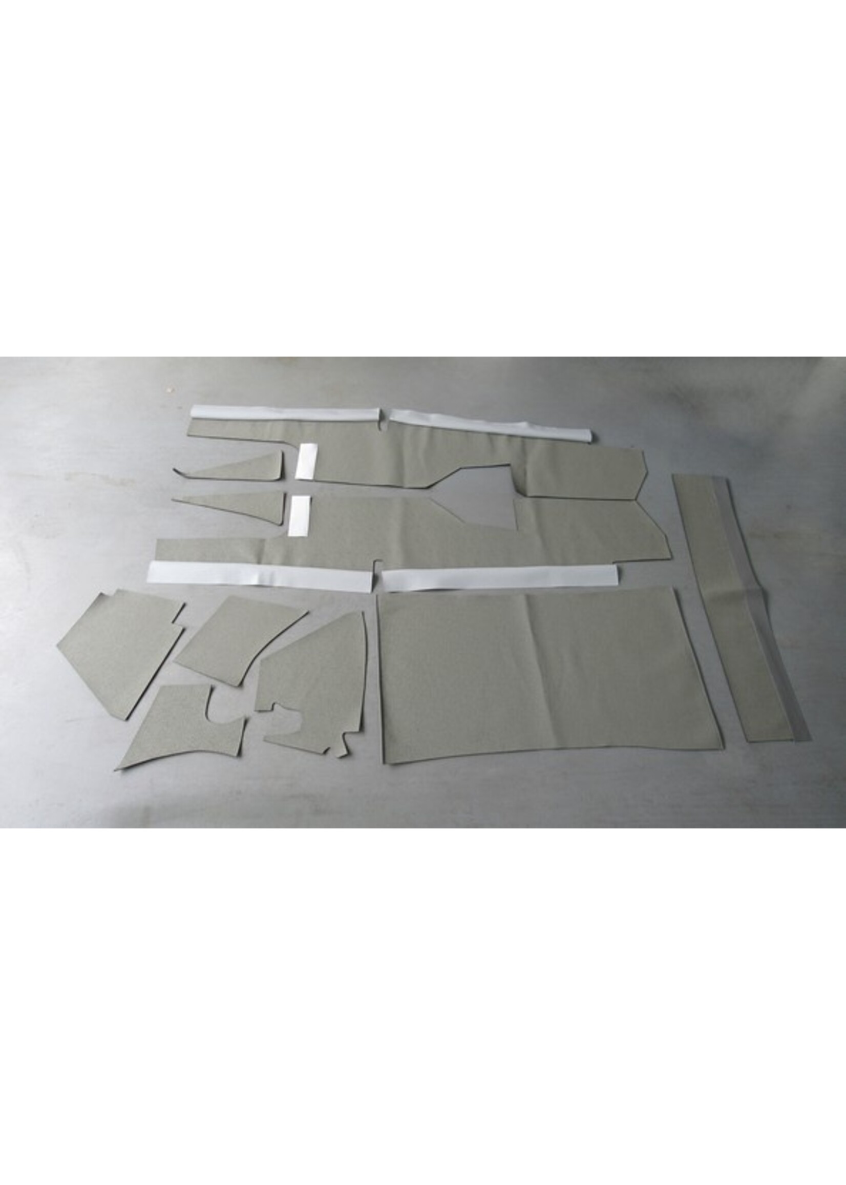 Dorpelbekleding vinyl L/R light grijs 86 non Pallas 09/61-07/67 Nr Org: Interior - Image 86