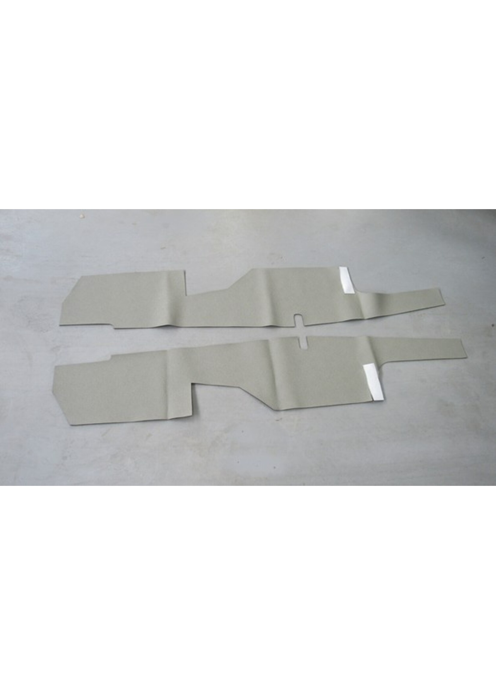 Dorpelbekleding vinyl L/R light grijs 86 non Pallas 09/61-07/67 Nr Org: Interior - Image 86