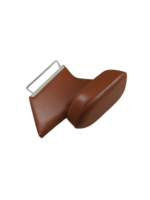 Middenarmsteun Leer donker bruin (tabac) 40 Pallas 09/63-
