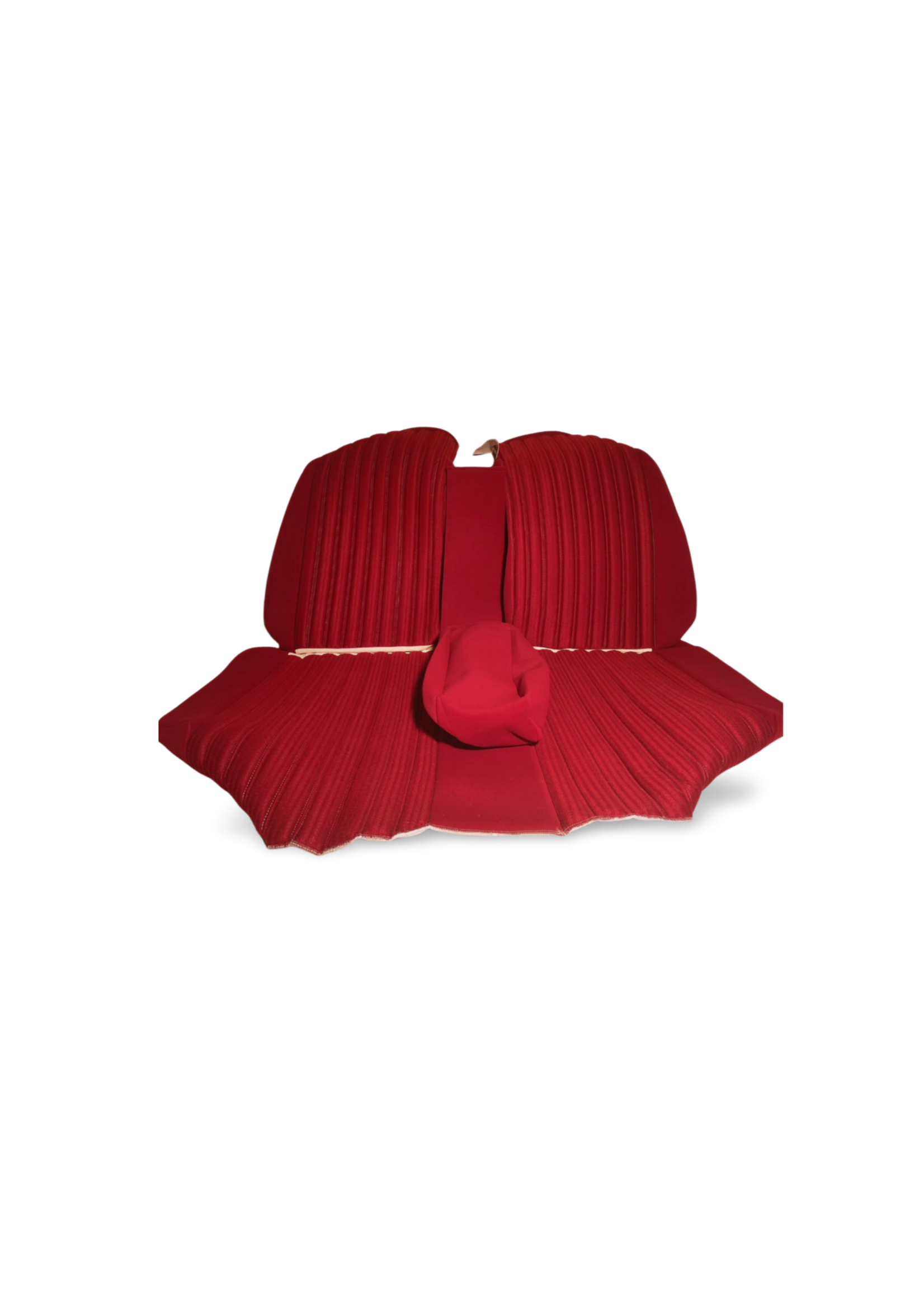Upholstery set Jersey red 00/02 "square" Pallas 09/73- Nr Org: Interior - Image 00/02