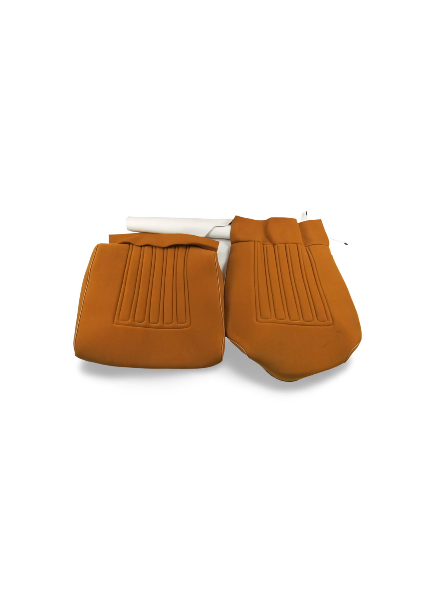 Upholstery set Jersey brown 12 "waffle" (2 seats, 2-parts rear bench) Ambulance 09/69- Nr Org: Interior - Image 12