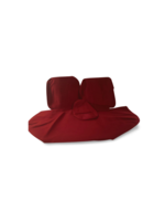 Fundas Jersey rojo 00/74 (con reposabrazos banqueta 14cm) non Pallas -07/62
