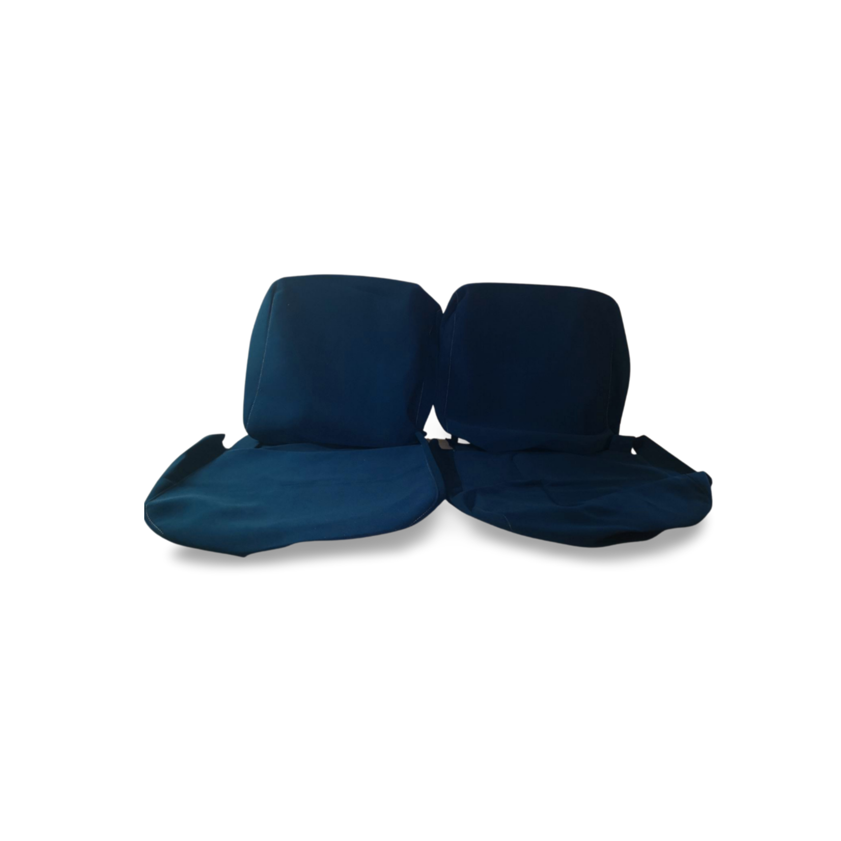 Upholstery set Jersey blue 63/74 (2 seats, 2-parts rear bench) Ambulance -07/62 Nr Org: Interior - Image 63/74