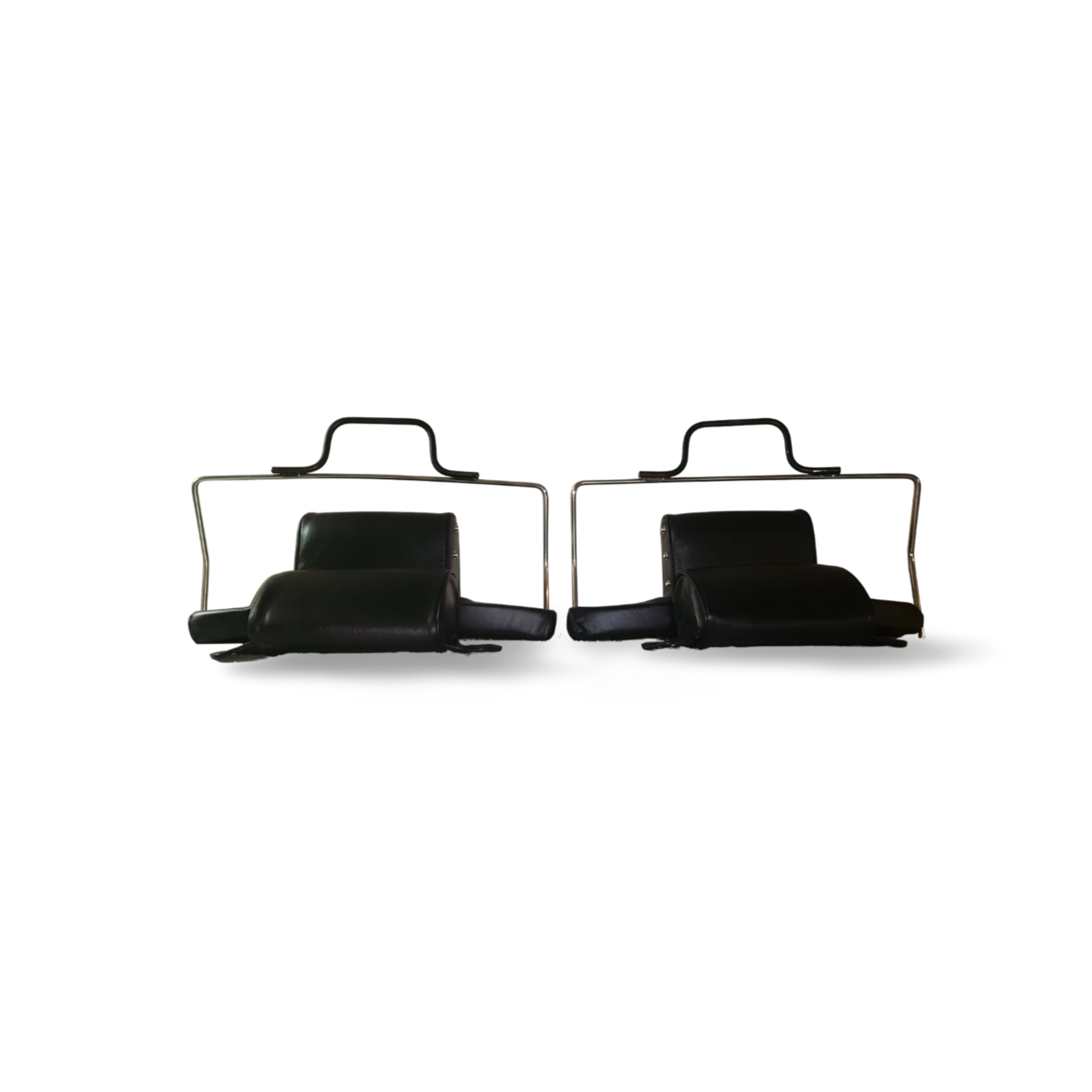 Headrests set wide Leather black 39 Pallas 09/69- Nr Org: Interior - Image 39