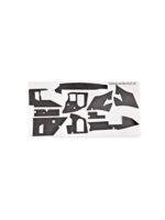 Tapis : Insonorisant tableau de bord noir 48 -07/68