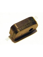 Flexible block below radiator 66-