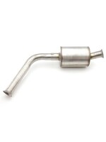 S/s front exhaust pipe with silencer Stainless Steel -61
