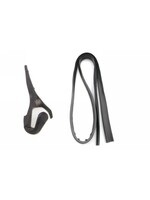 Rubber boot door-rear window l=1650