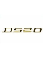 Monogram "ds20" goudkleurig DS20 -72 - 4 stuks