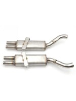 RVS achterdempers SM - 2 stuks